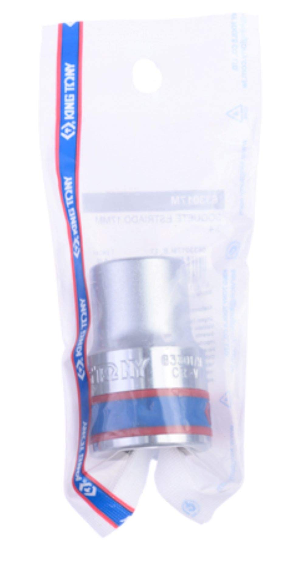 KING TONY 633017M Socket 3/4" Bi-Hexagonal 17mm for DIYers & Professionals, Ideal for Repair and Installation tasks 17mm - Image 2