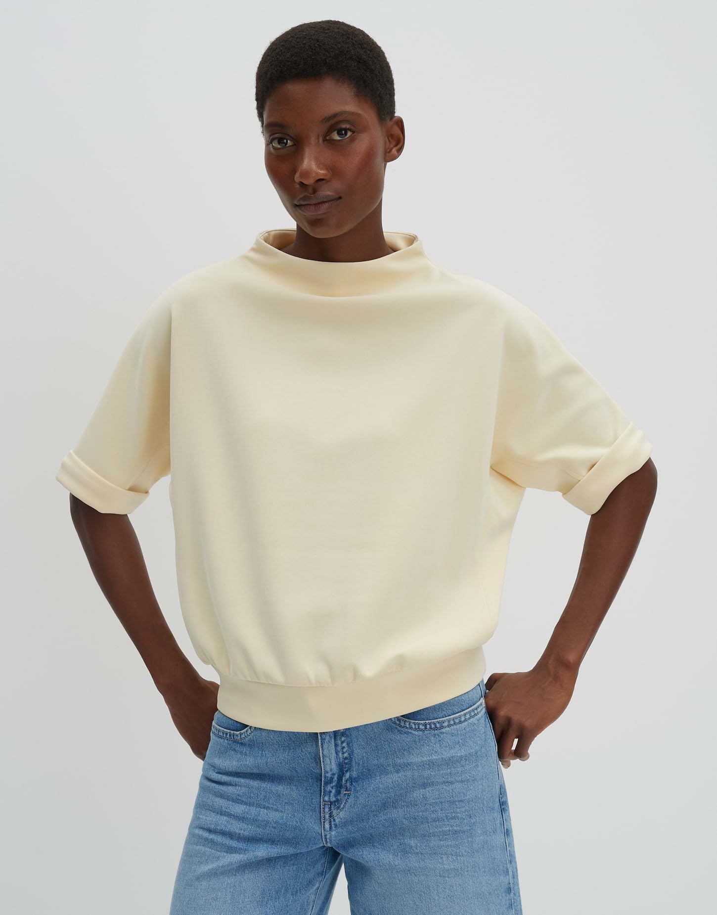 someday Damen Sweatshirt | Weiches Sweatshirt aus Cotton Modal Mix Regular Fit