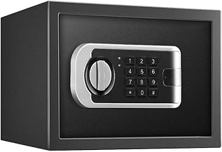 Steel Safe Fireproof Waterproof Safe Safes and Lock Boxes Money Box Hotel Safes Home Security Electronic Lock Box - Safe with Mechanical Override Digital Combination Lock Safe for