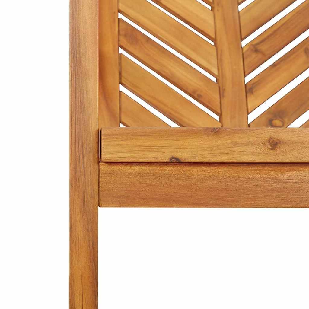 6-częściowy zestaw mebli ogrodowych z litego drewna akacjowego, odporny na warunki atmosferyczne, składany i wysuwany, na taras, balkon, piknik, kemping, stabilne i łatwe w pielęgnacji meble