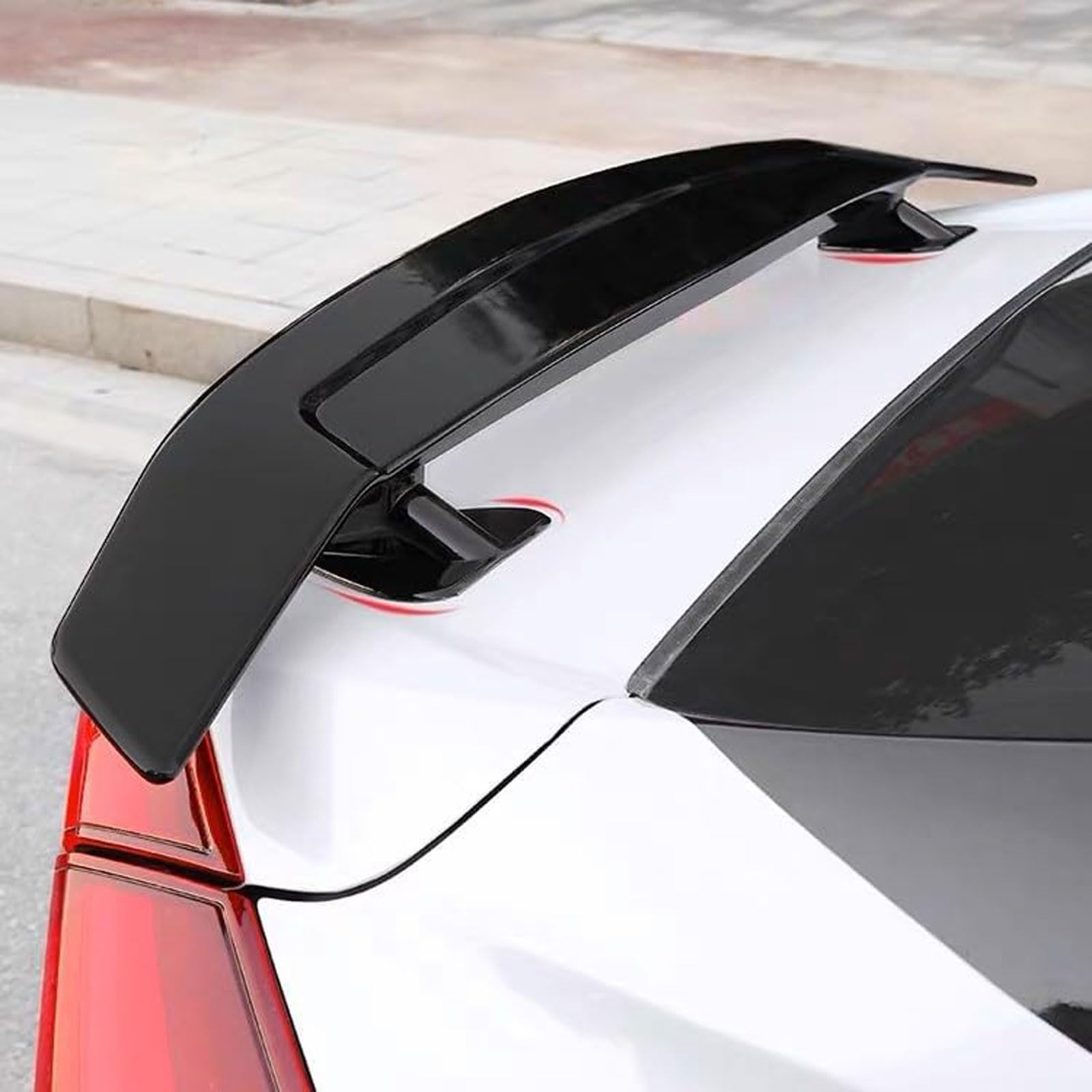Spoiler Posteriore In PVC Nero Lucido Per Audi A3 8V/8Y Sedan 2013-2024 - Alettone Tuning Adesivo, Nessuna Perforazione