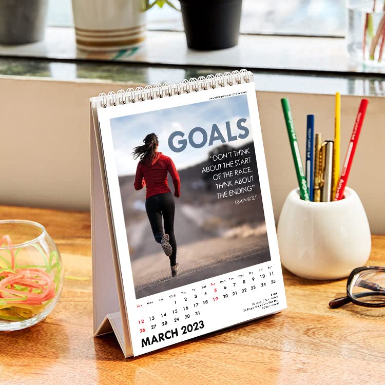 Image of Tallenge - Timeless Motivational Quote - 2023 Desk Calendar - 6 x 9 Inches for Home & Office (Paper, Desk Calendar)