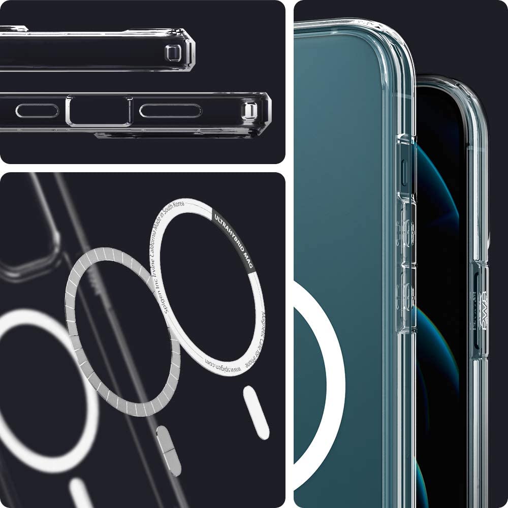 for Apple iPhone 12 Pro, [Compatible with MagSafe] Crystal Clear