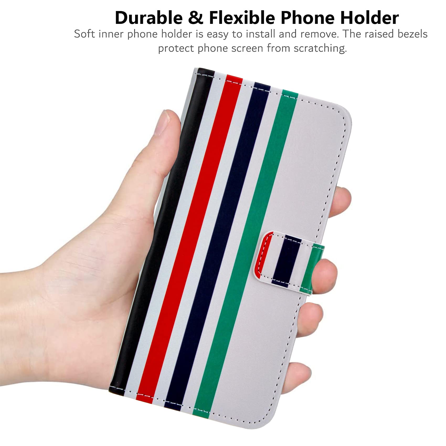 Cover compatibile con Motorola Moto G50, Pelle PU Portafoglio