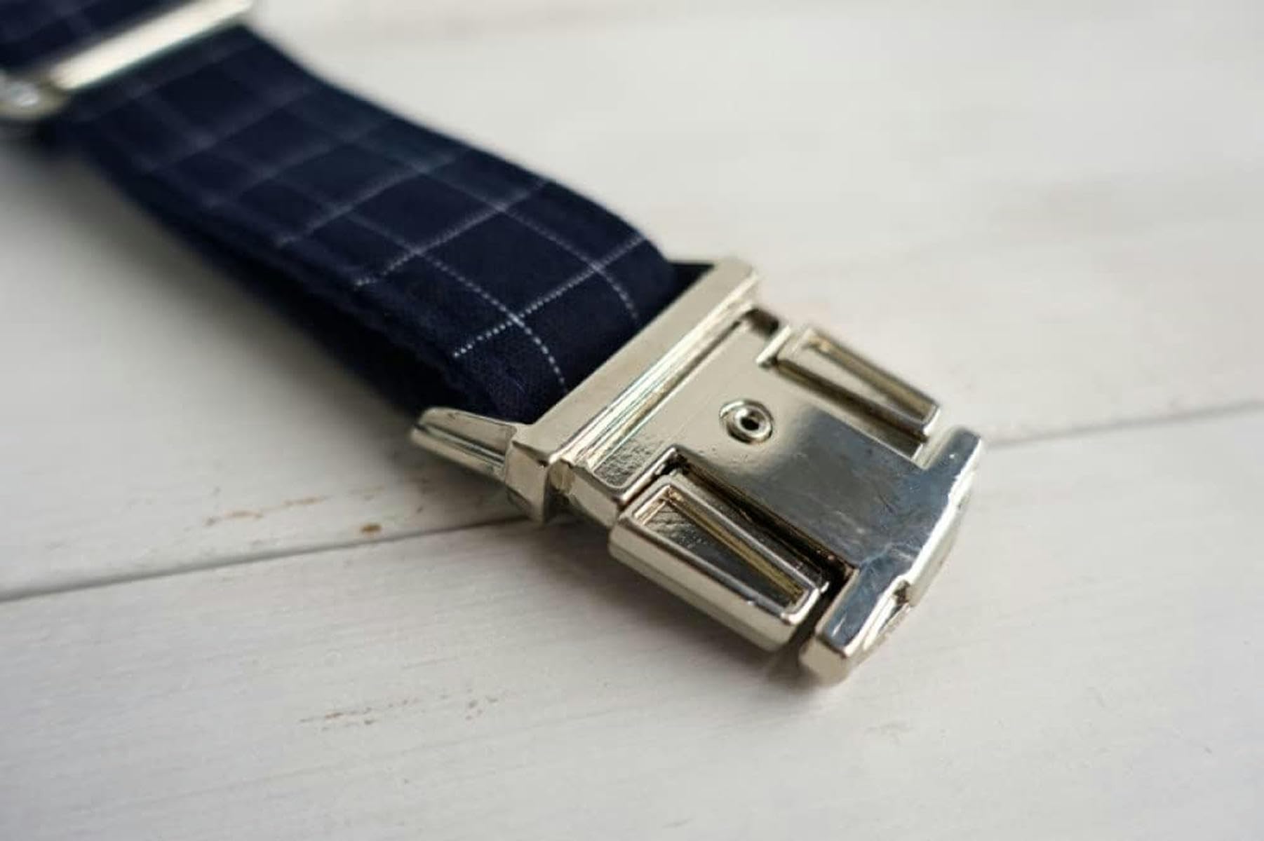 Kariertes Halsband handgemachtes Hundehalsband 5 Größen Hundehalsband,Hundeleine,xs-Hundehalsband Fliege-S