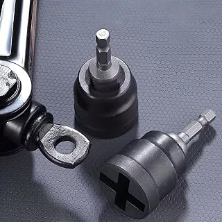2Pcs Heavy-Duty Socket Wrench Hex Screwdriver Set for car Repair & Tire Changes - Socket Set Suitable for Garage Maintenance, Emergency Fixes, Essential Hand Tools for Household & -the- Repairs