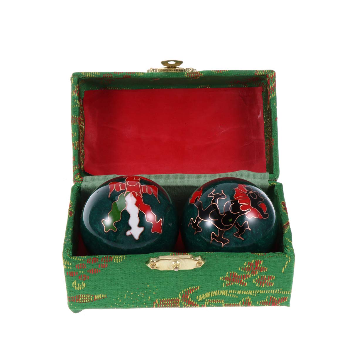 SUPVOX Boule de Santé Chinoise Traditionnelle pour Gong et Le Soulagement (Bleu)