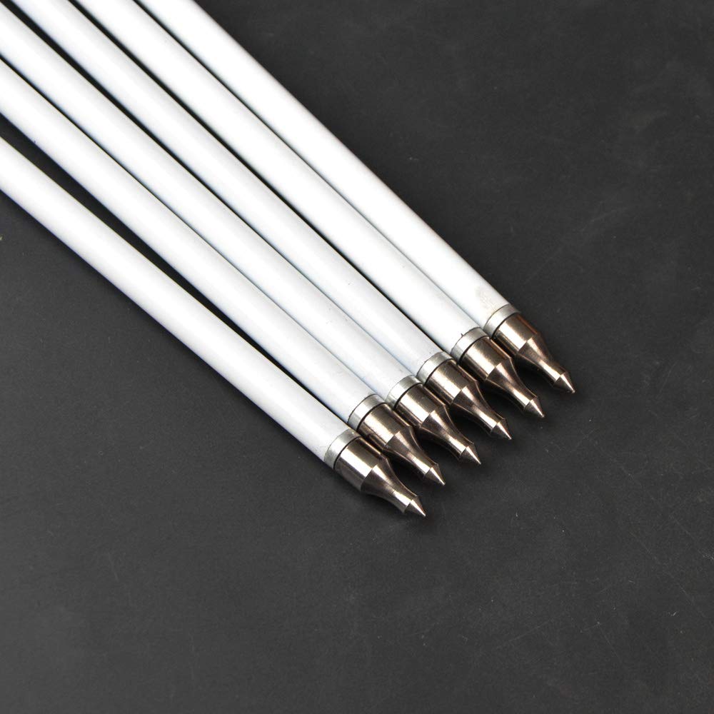 12pcs Freccia di Carbonio 30 Pollici 500 Spine Tiro con L'Arco in Carbonio Frecce con Faretra Freccia per Arco Compound Ricurvo (tipo 2)