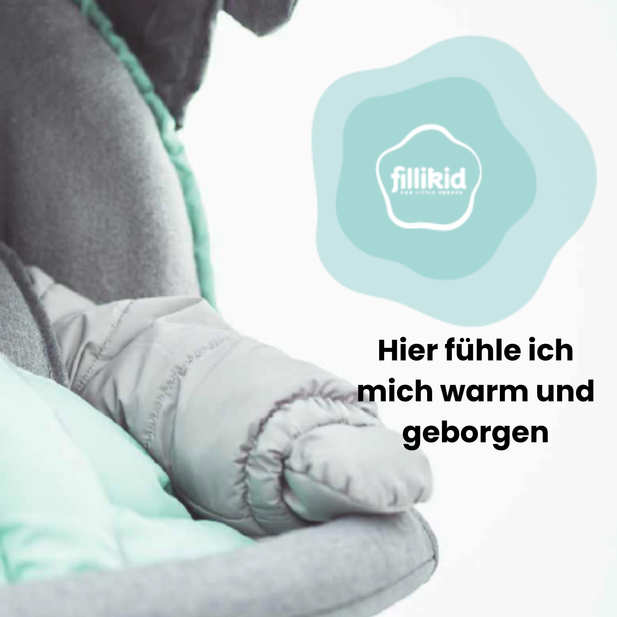 Fillikid Makalu Exklusiv Lammfellfußsack Winterfußsack medizinisches Fell 50x90 cm für Bugaboo Joolz