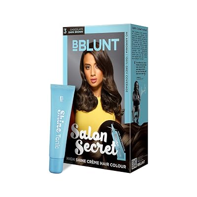 Bblunt Salon Secret High Shine Crème Hair Colour - Chocolate Dark Brown - 100 g | Chocolate Dark Brown - 3.00 | No Ammon