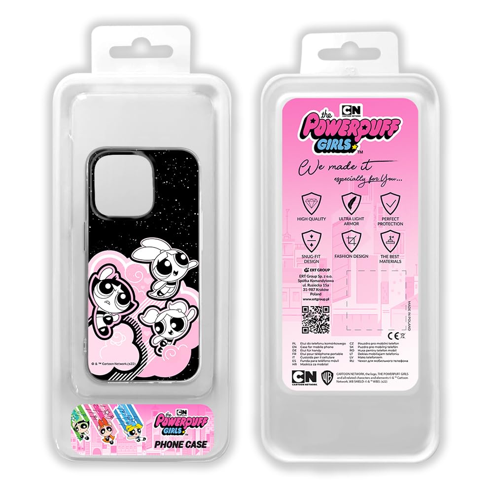 ERT GROUP IPhone 14 PRO Hülle Mit Offiziellem Powerpuff Girls Design – TPU, Schützend & Flexibel