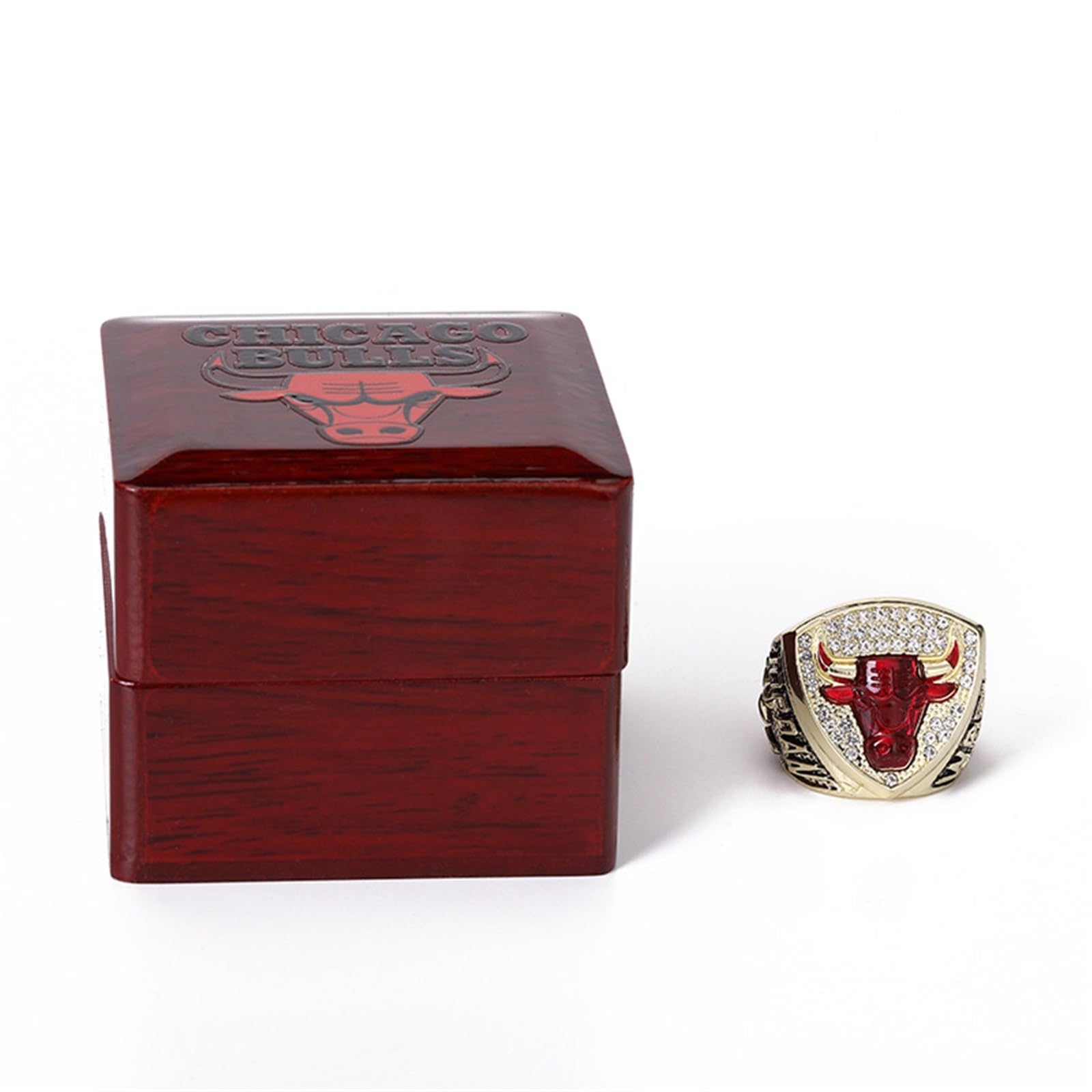 Jordan Championship Ring - Edizione da collezione, regalo artigianale di cimeli dei fan di Chicago for uomini e ragazzi(10#)