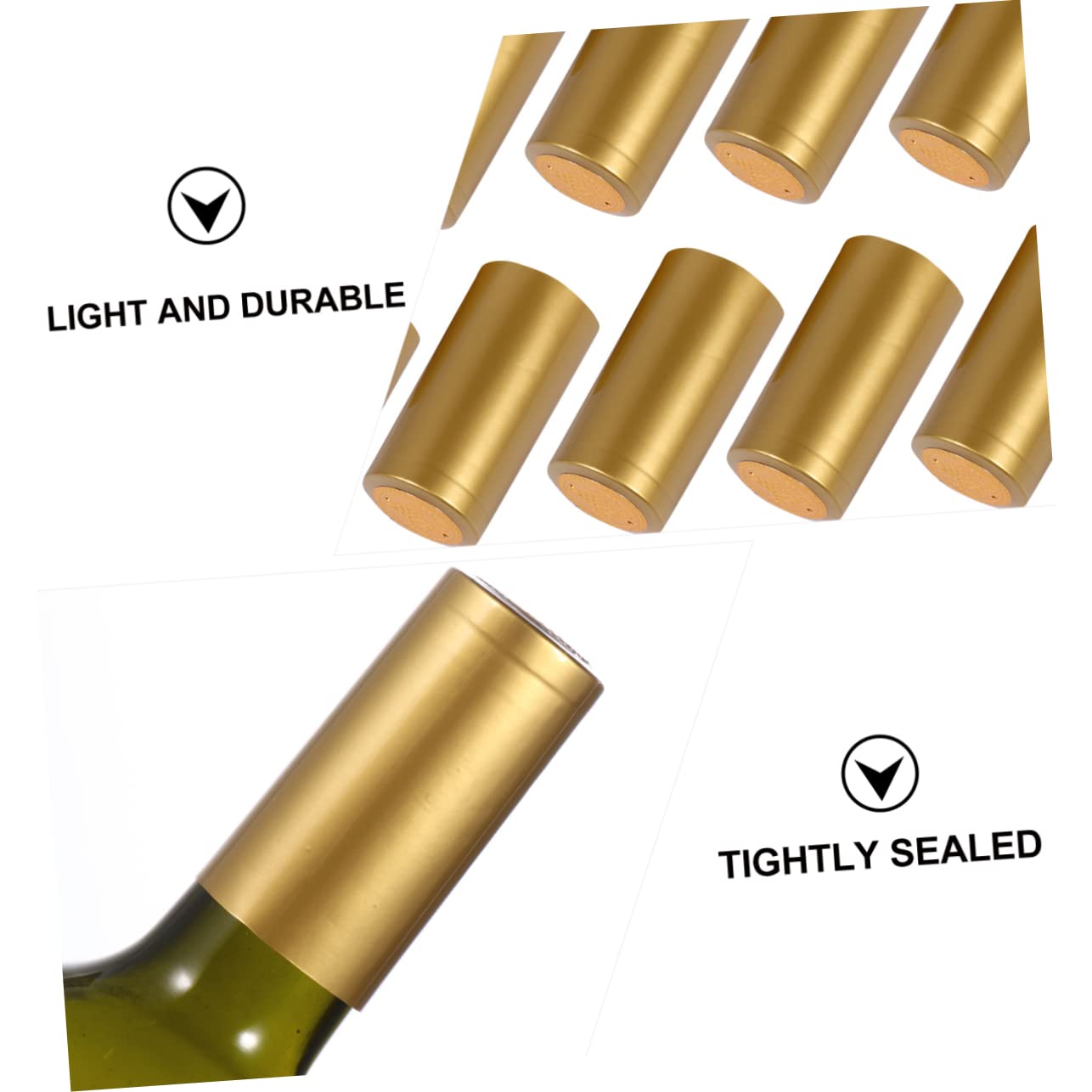 LALADEFIEE Wine Bottle Film 100pcs Heat Shrink Caps Seal Wine Bottle Cover Wine Heat Shrinkable Film