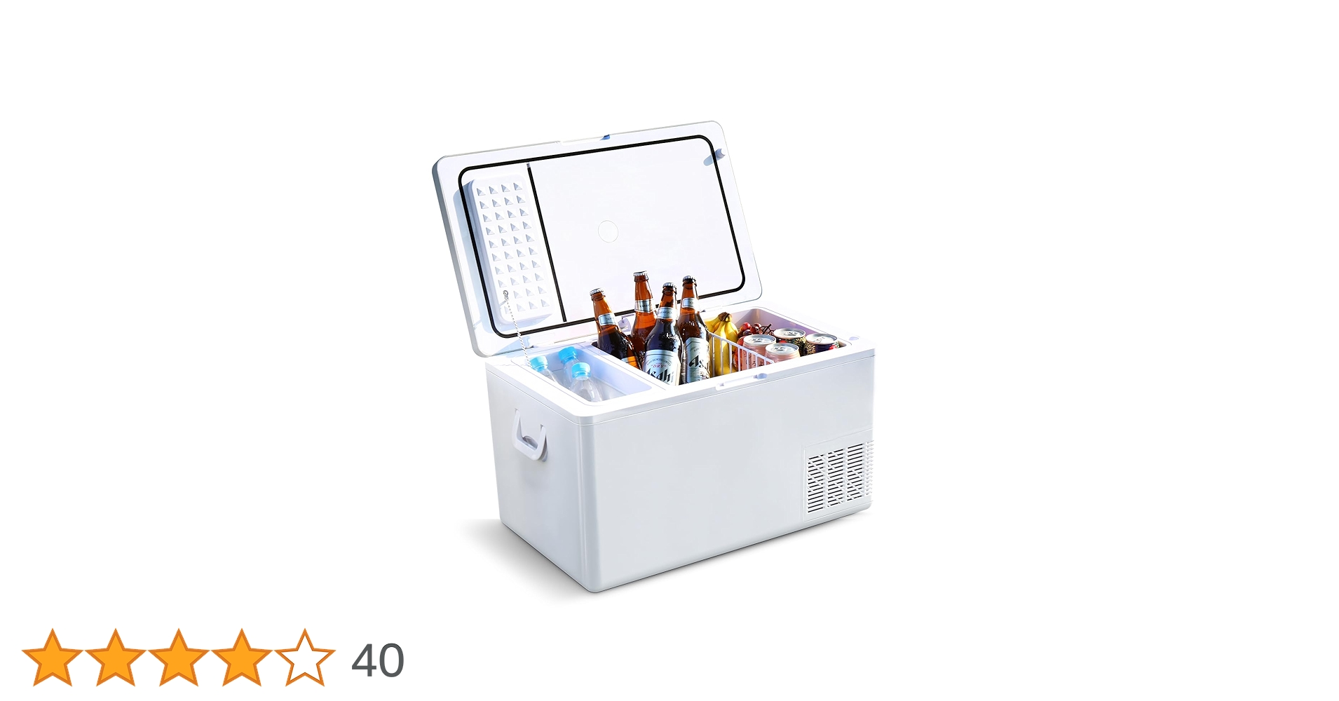 ポータブル冷凍冷蔵庫 2室35L DC 12V/24V コンプレッサー式 車載 Amazon.co.jp: 【在庫一掃セール】 ポータブル 車載 冷凍 冷蔵庫