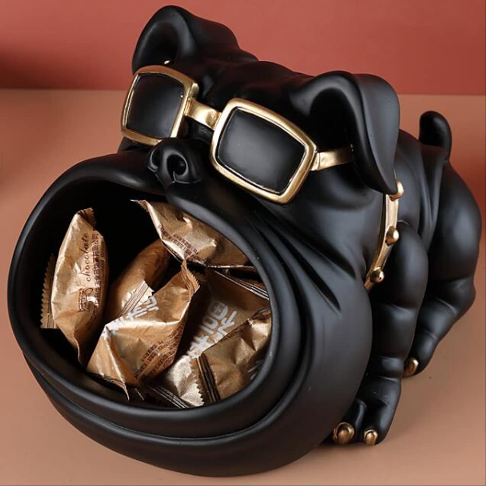 Amazon.co.jp: 3d 犬の像の置物ミニチュア彫刻デスク雑貨収納ボックス装飾コインバンク : ホーム＆キッチン