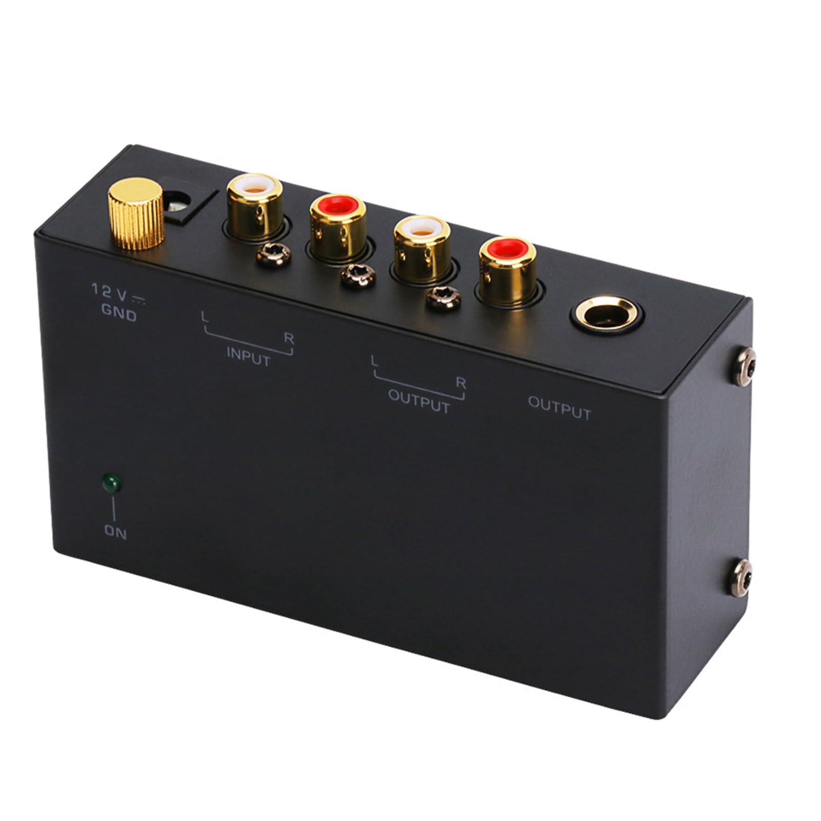 Preamplificatore Phono Per Giradischi - Ingressi RCA, Per Sistemi MM, Nero Compatto - Foto 6