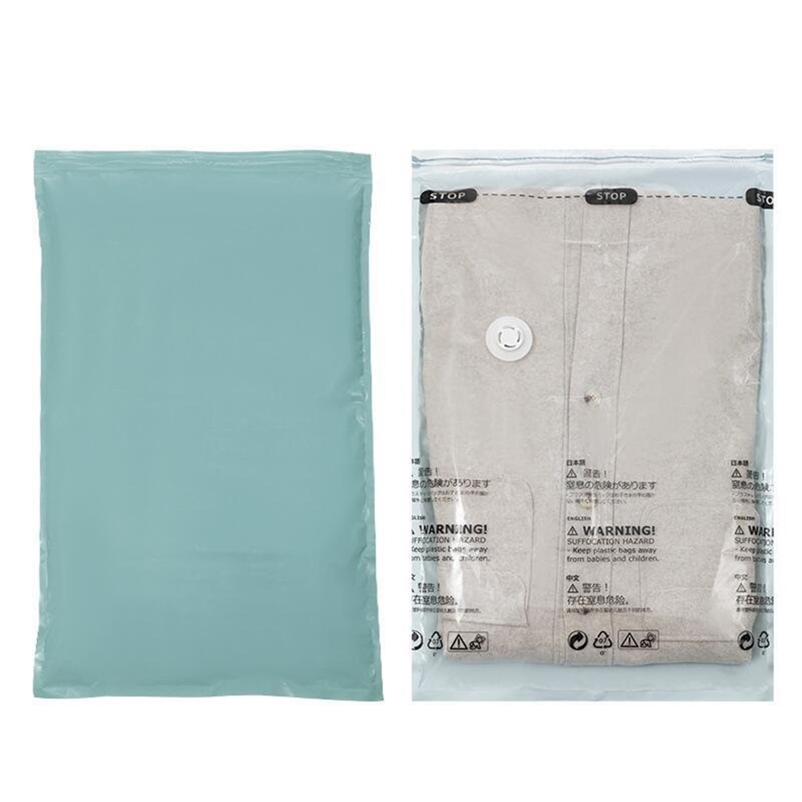 Qauucp Flat Vacuum Bag S No-Pump Vacuum Compression Bags