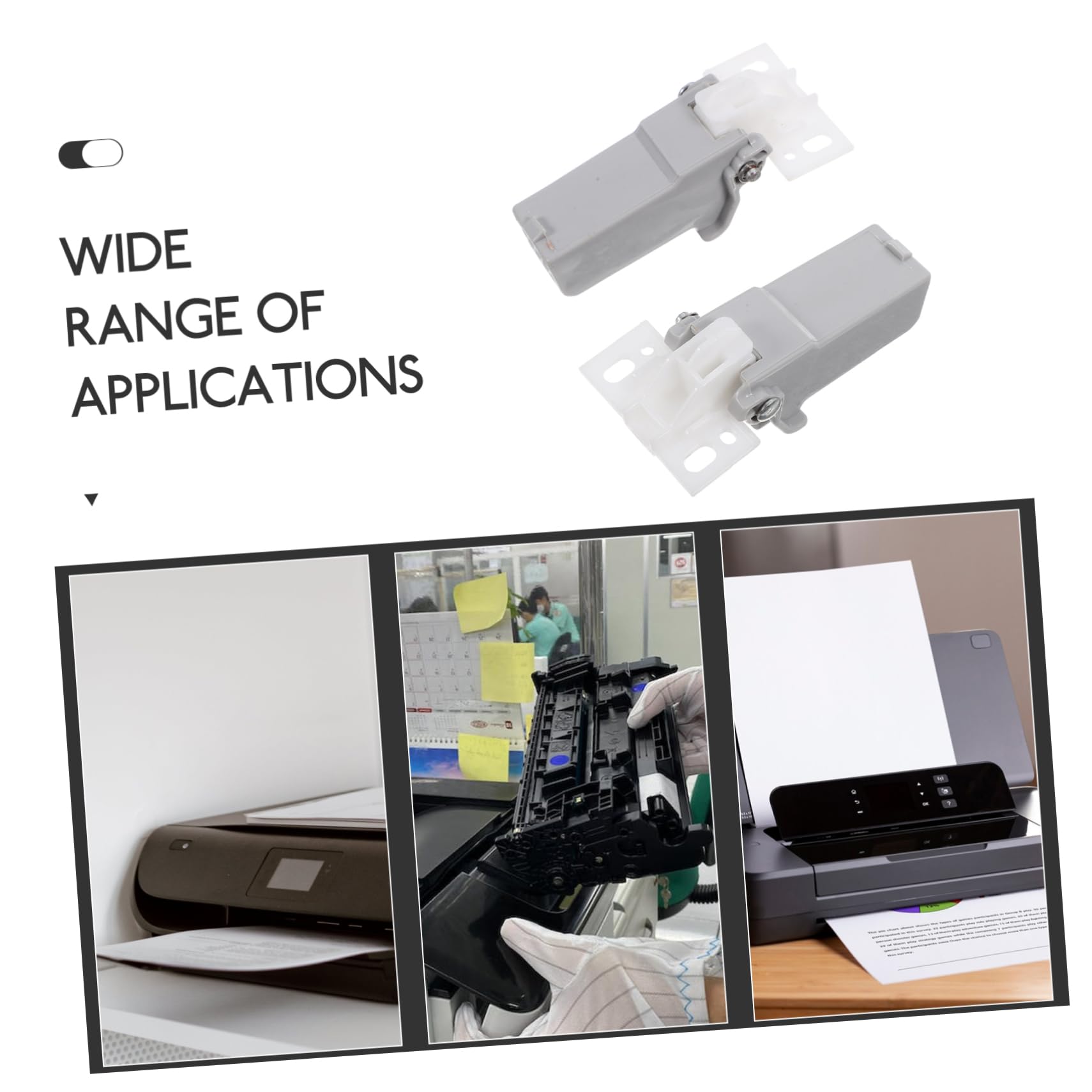 HOMSFOU 2pezzi Cerniere Per Alimentatore Documenti Per Stampante Di Sostituzione Facile e Compatibile Con Prestazioni Migliorate e Installazione Veloce