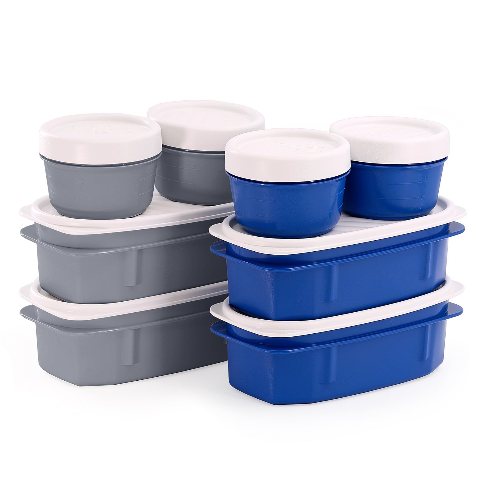 TATAY Torba Termiczna na Lunch, Urban Food Roll-up 4,2 L, 22x11x22,5 cm | Torba Urban Food Roll-up | Dwa Pojemniki 0,5 L | Wodoszczelny Design | Potrójna Izolacja | Kieszenie Boczne, Niebieski