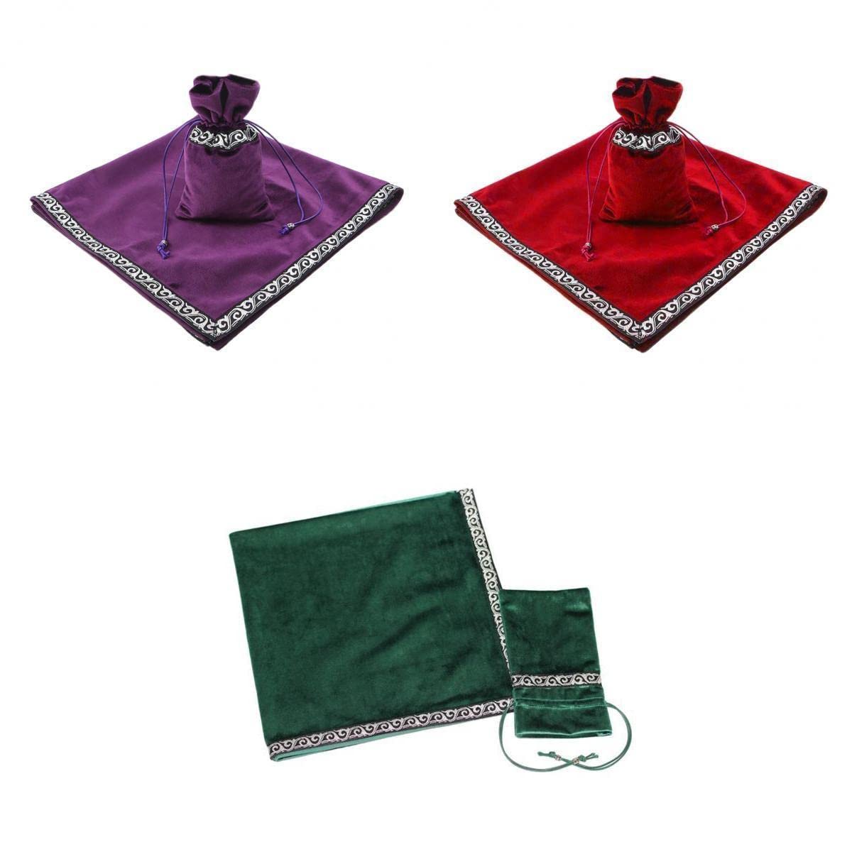 Tarot Cards Bag Table Cloth Tablecloth Divination Velvet Tapestry x3-image-45