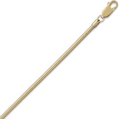 Gold plated snake chain necklace Clearance