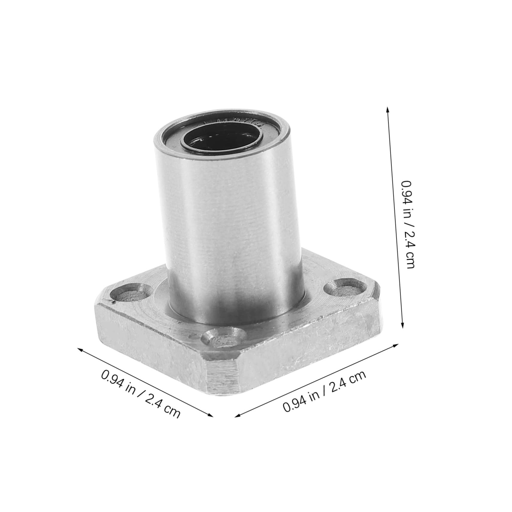 SOLUSTRE 8stücke Extra Lange Flansch Linearachsen Lmkuu Mit Innendurchmesser Hochgradig Präzise Und Langlebig Für Cnc-maschinen Und Spezielle Anwendungen