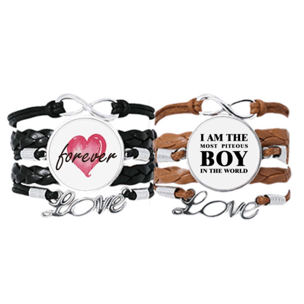 Bracelet en cuir véritable avec fermoir robuste ajustable lot de 2 finitions soignées - 5