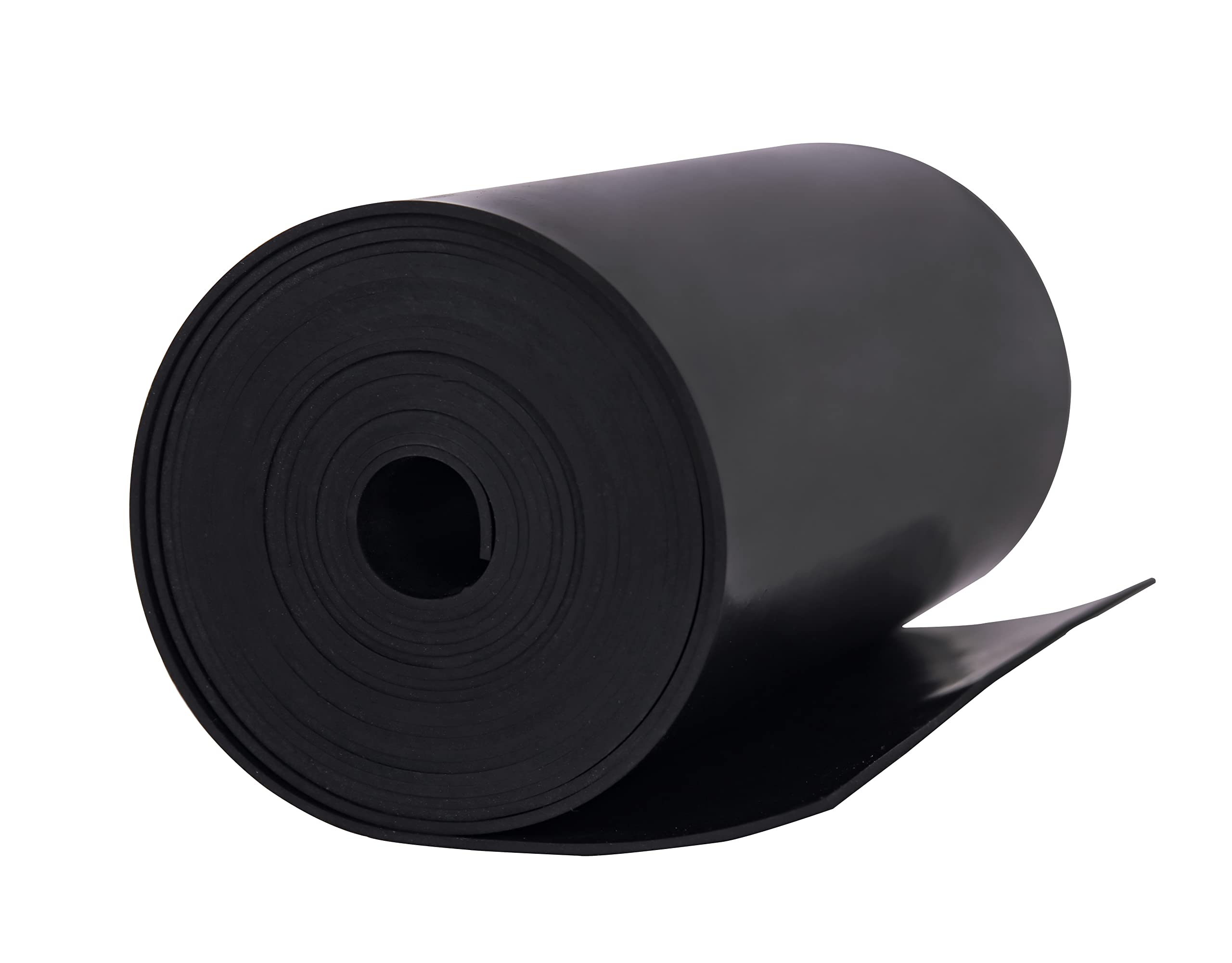Neoprene Rubber Sheet Solid Rubber Strips Roll PadInsulation for Weather Stripping, Gasket, Shield, Costume, Seal, DIY (1/16" (.062") Thick, 6" Wide X 10' Long)