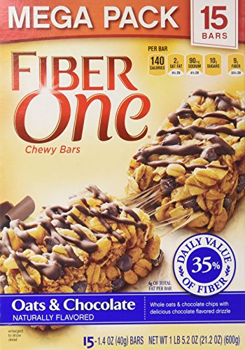 Fiber One Barra de Cereal Sabor Avena y Chocolate miniatura 2