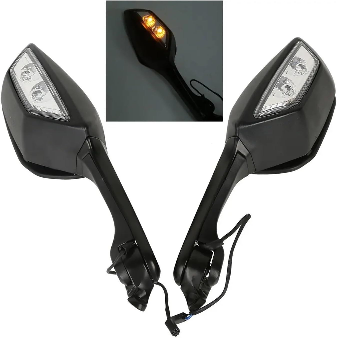 セーフティミラー オートバイ ために 7/8インチ 22mm ハンドル