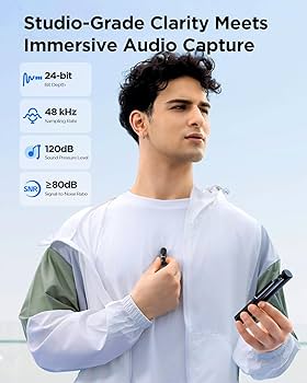 Amazon.com: BOYA Magic-02 Wireless Lavalier Microphone