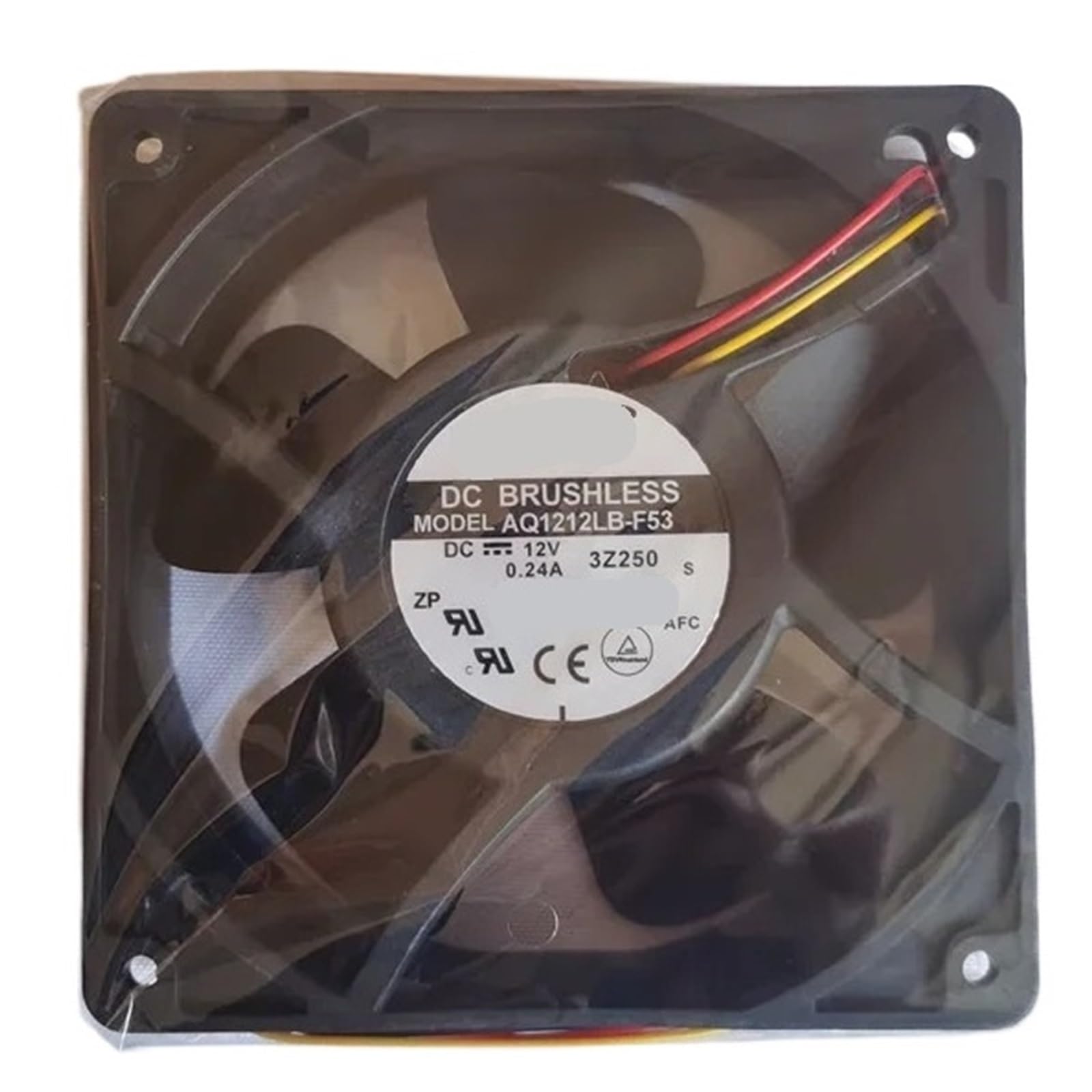 FSBNMNXPQ DC12V 0.24A AQ1212LB-F53 IP68 waterproof cooling fan 3wire fan