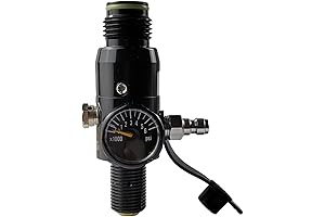 Durable Aluminum 4500Psi Input, 800Psi Output Paintball HPA Tank Regulator