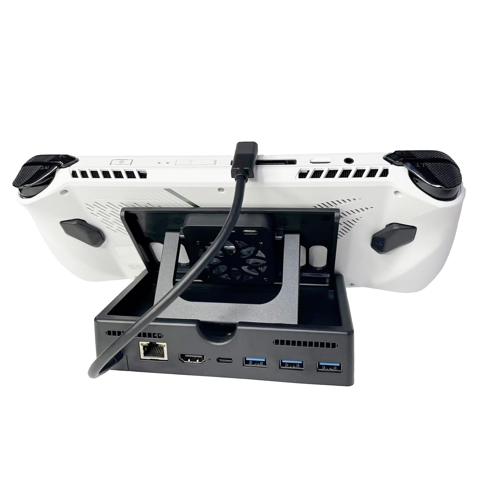 Hub di raffreddamento Adattatore 6 in 1/4 in 1 Dock Station versatile per console di gioco RogAlly PD60W Docking Station ventola di raffreddamento veloce per RogAlly