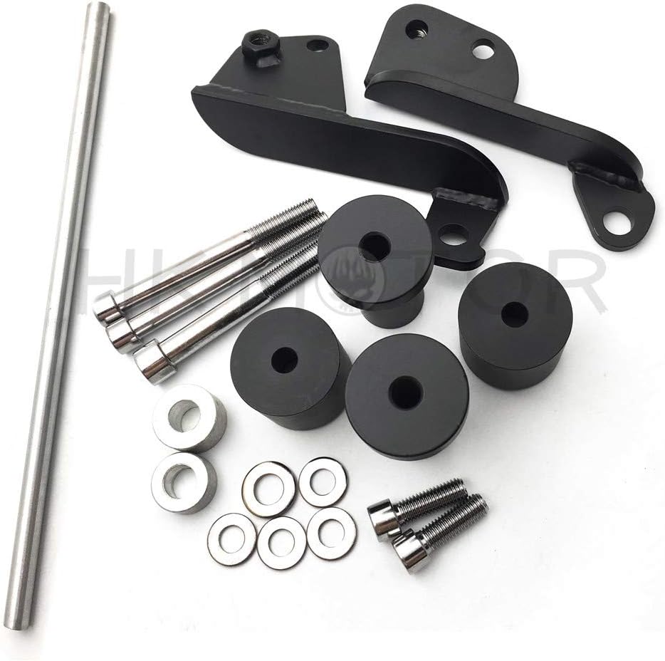 HONGK- No Cut Frame Slider Compatible with 2003 2004 2005 2006 Cbr 600Rr Cbr600Rr Rr Black [B01BW4R09G]