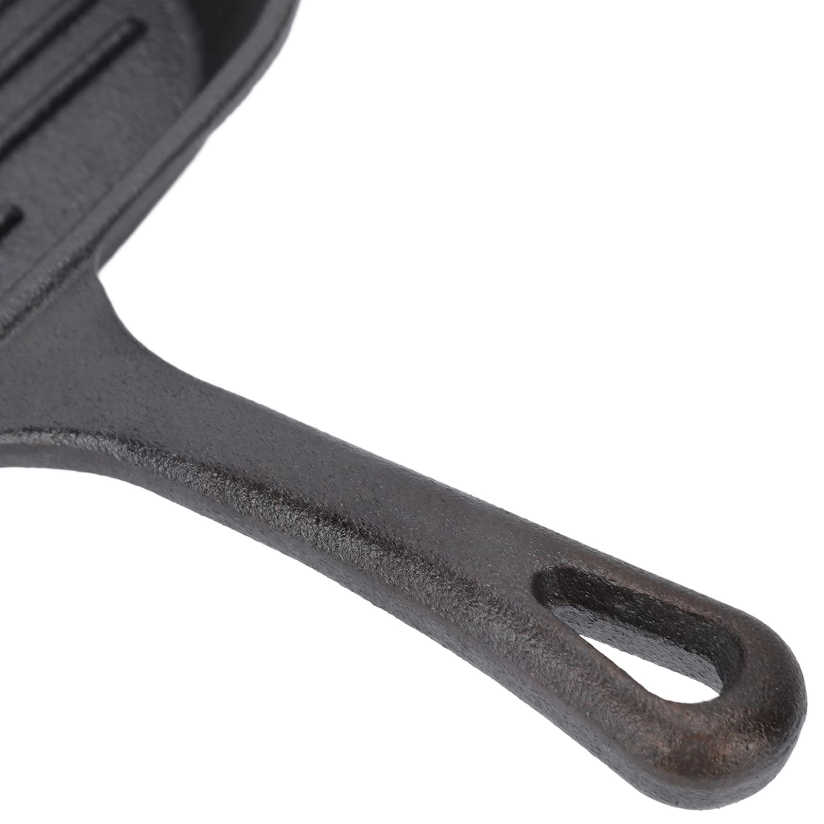 Nieprzywierająca patelnia grillowa z wylewkami, żeliwna kwadratowa patelnia grillowa, patelnia grillowa Konstrukcja nieprzywierająca Uchwyt odporny na ciepło Szybkie (22cm)