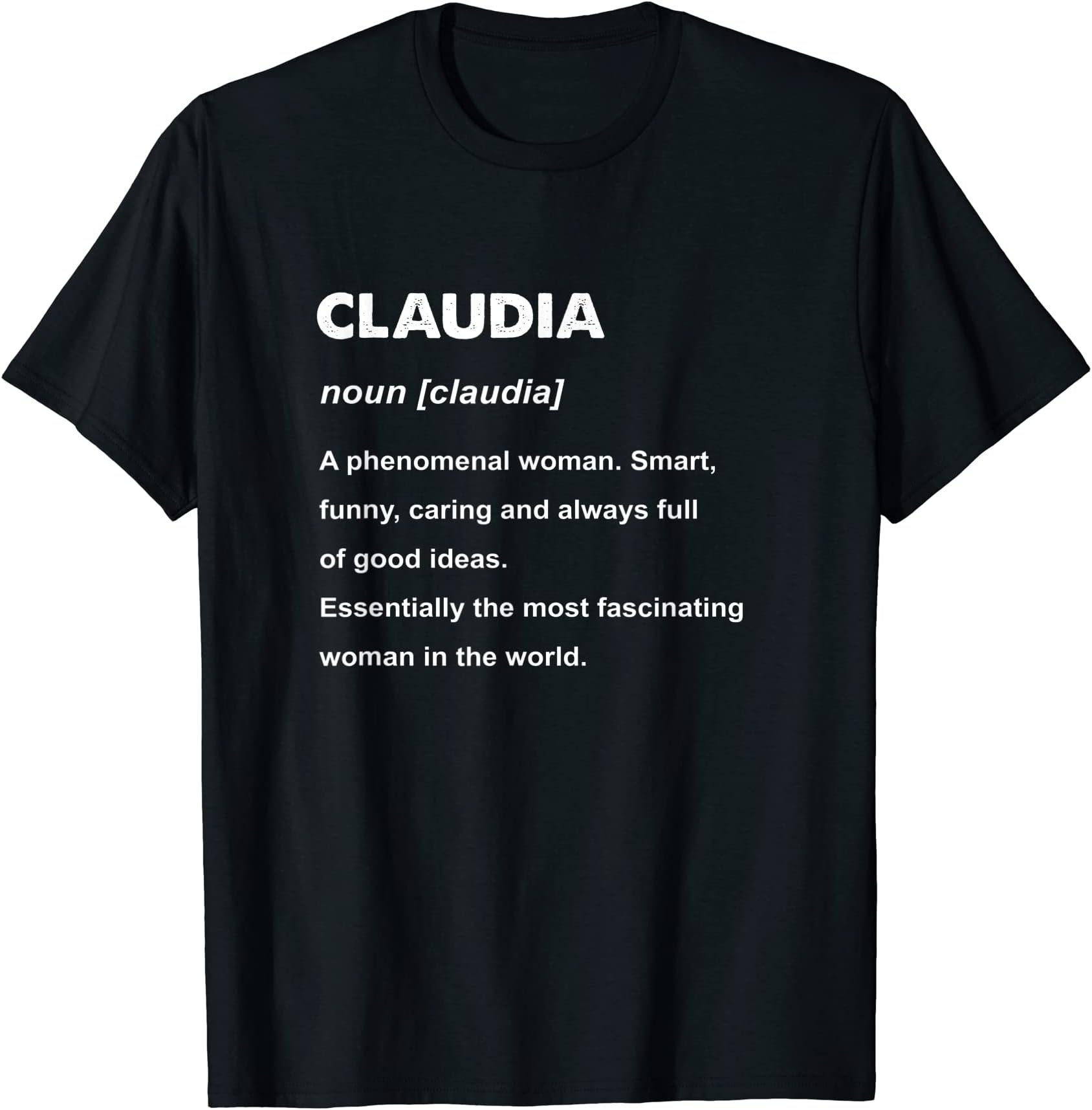 Claudia Name T-Shirt