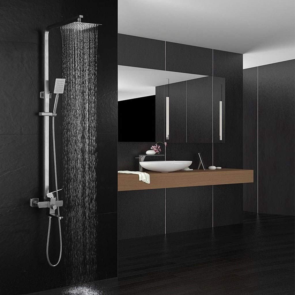 Système de Douche carré en Acier Inoxydable 304 au Design Moderne et Durable