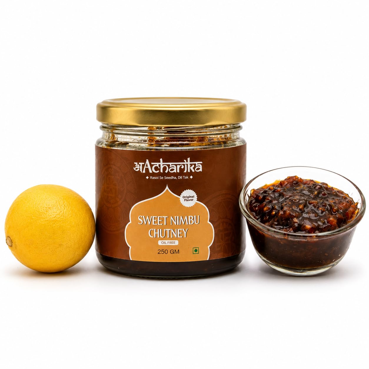 Aacharika Oil-Free Sweet Lemon Pickle | Traditional Sweet Nimbu Achar | Authentic Homemade Indian Pickle | 250g Glass Jar-image-23