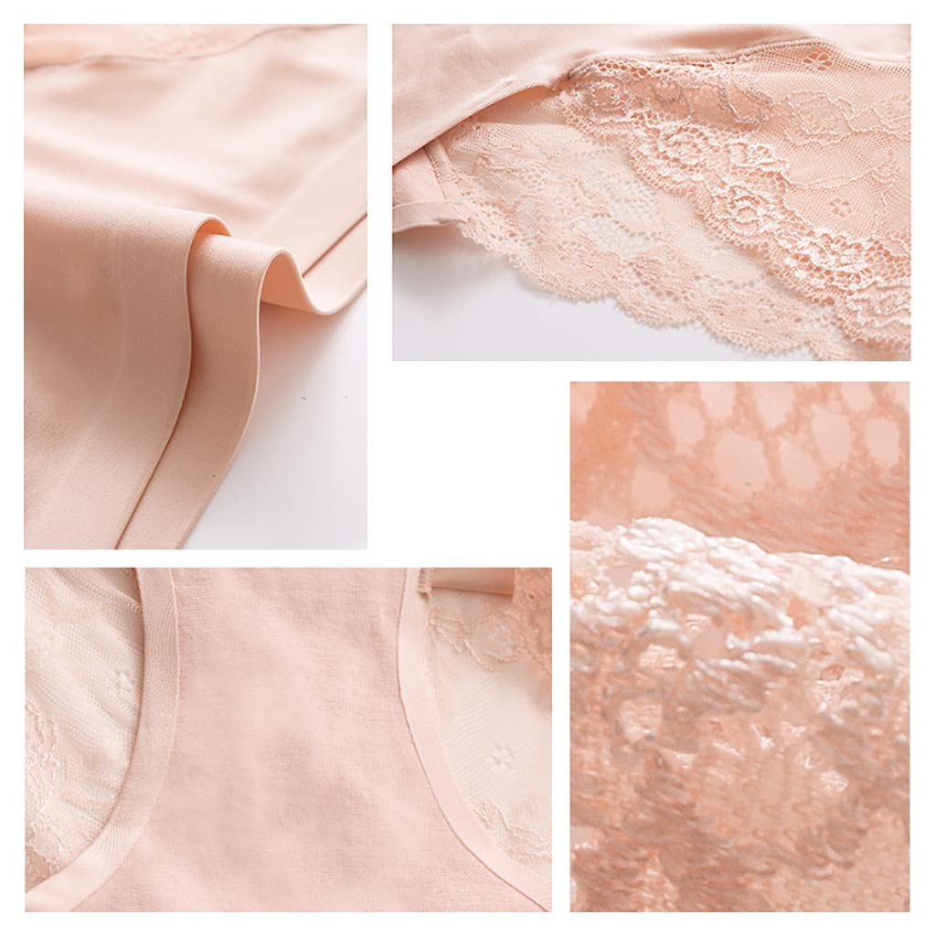 Femme Slips Sexy Sheer Floral Underpants sous- vêtements en Coton Extensible Femmes String Panty Dentelle Culottes, Lot De 3 (Color : A, Size : XXL)
