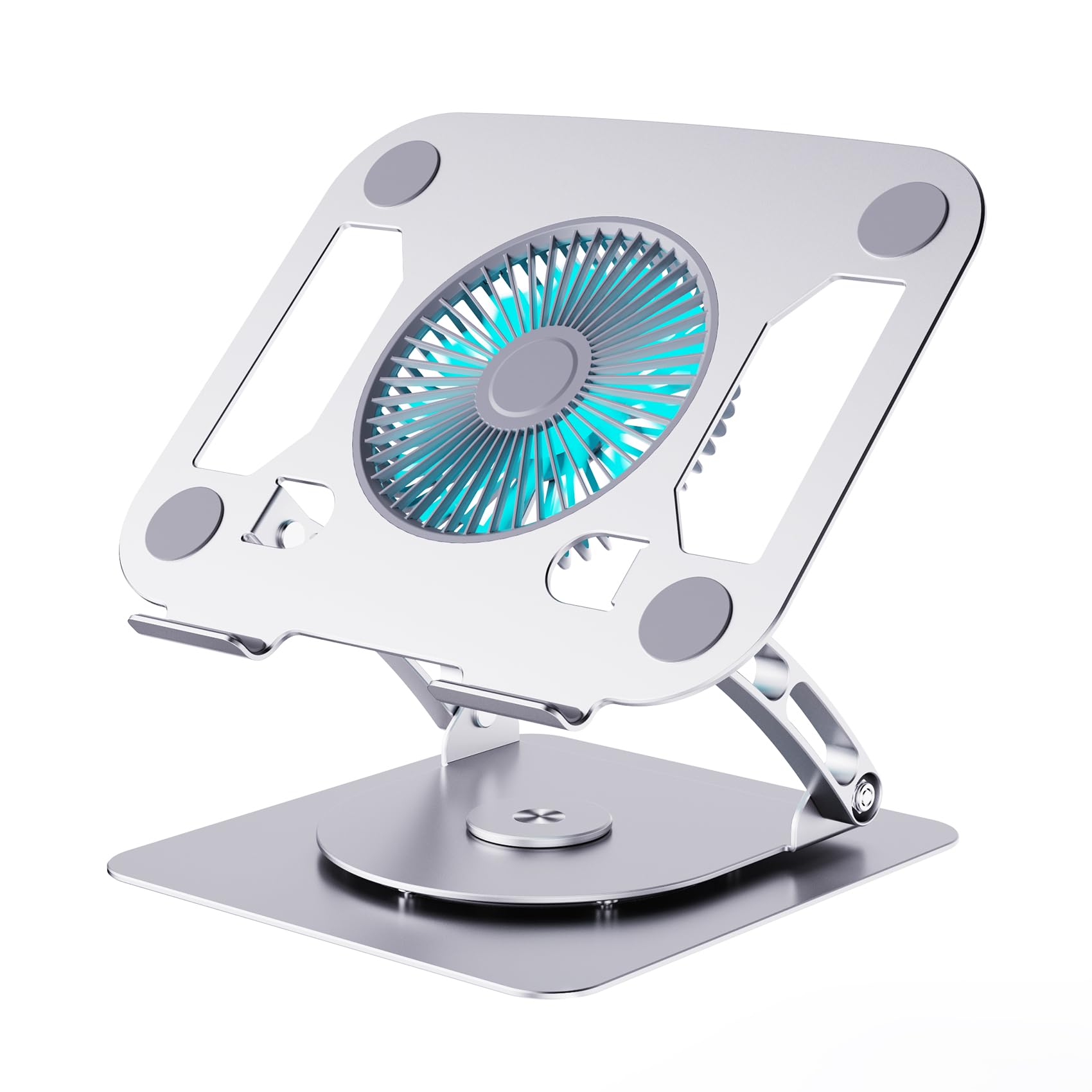 Amazon.co.jp: ノートパソコン冷却スタンド 360°回転 大風量冷却ファン