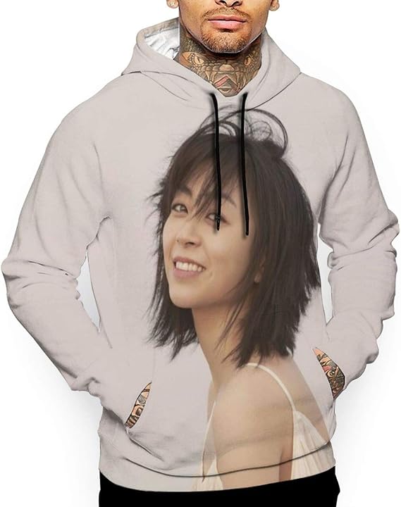 Amazon Co Jp 宇多田ヒカル 1 メンズ パーカー 秋服 面白 プリント おしゃれ スウェット プルオーバー おおきいサイズ カップル着用 冬服 ファッション