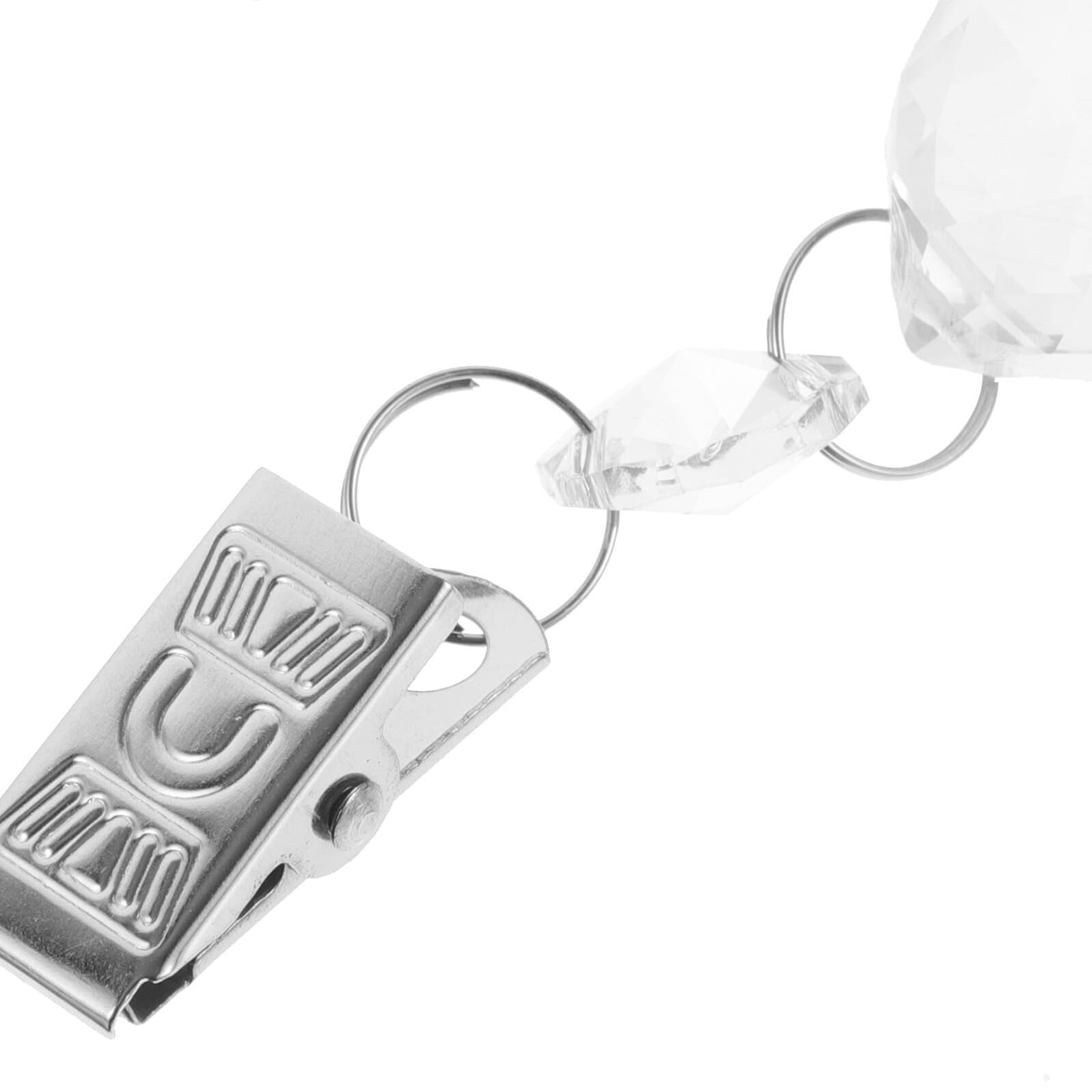 24pezzi Pesi per Tovaglia con Clip Pendente in Cristallo Fermagli per Tovaglie da Esterno per Feste in Giardino Cena Matrimonio