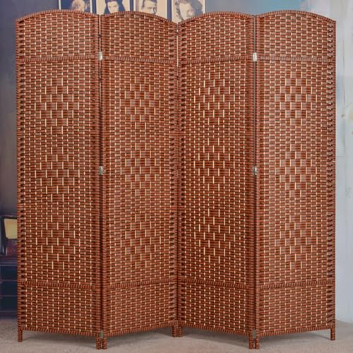 GN2AAIL パーテーション 4連 タイプ3 高さ150/170/180cm 間仕切り 衝立 パーティション 木製パーテーション 4枚 おしゃれ アジアン スクリーン ついたて 折りたたみ 150*40*4 目隠し 収納 オフィス 完成品 編み込み 移動