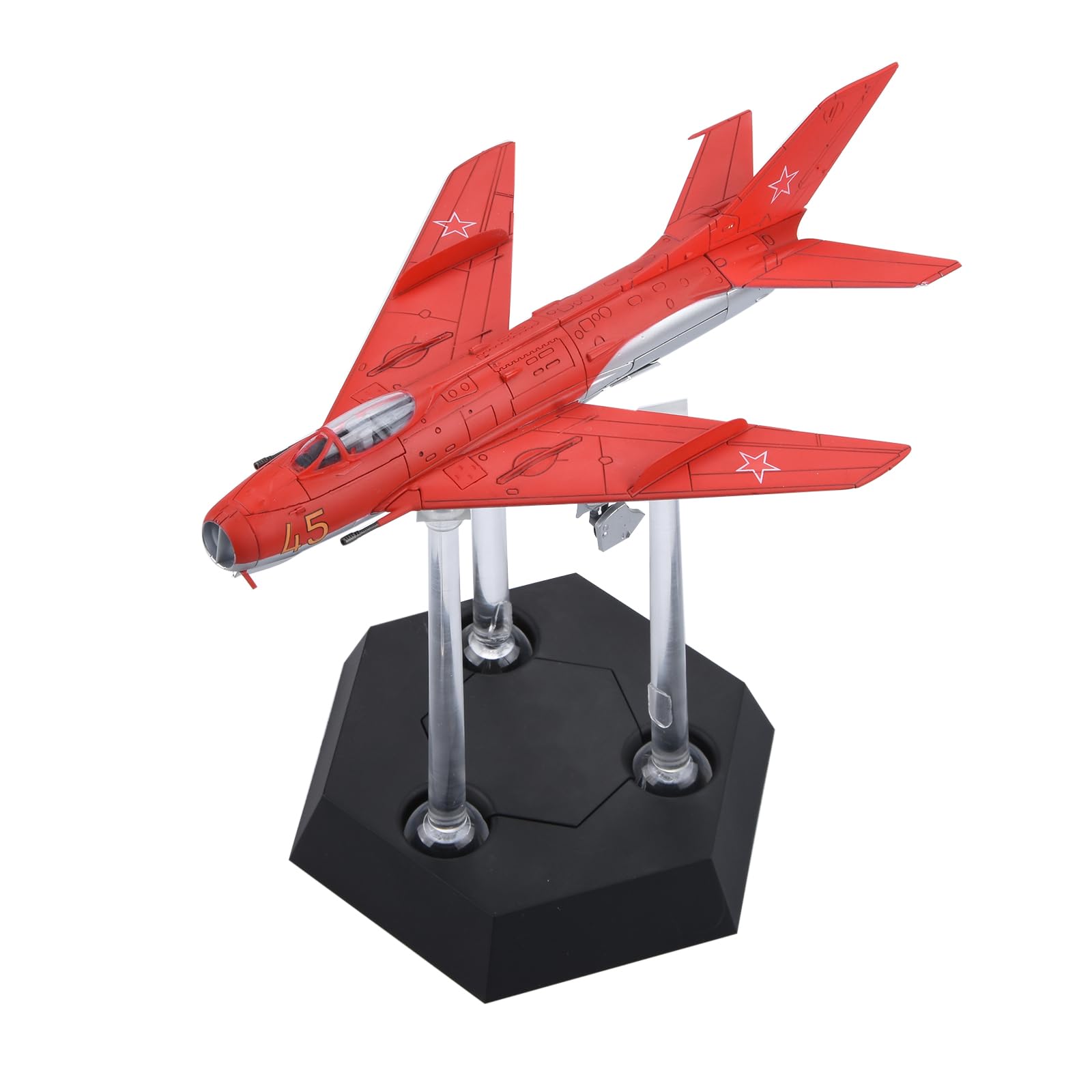 DBEIXIWEI 1/72 Sale Alloy MiG-19 Fighter Model Die-Cast Fighting Airplane Aviation Collectibles Airshow Model for Home Decoration