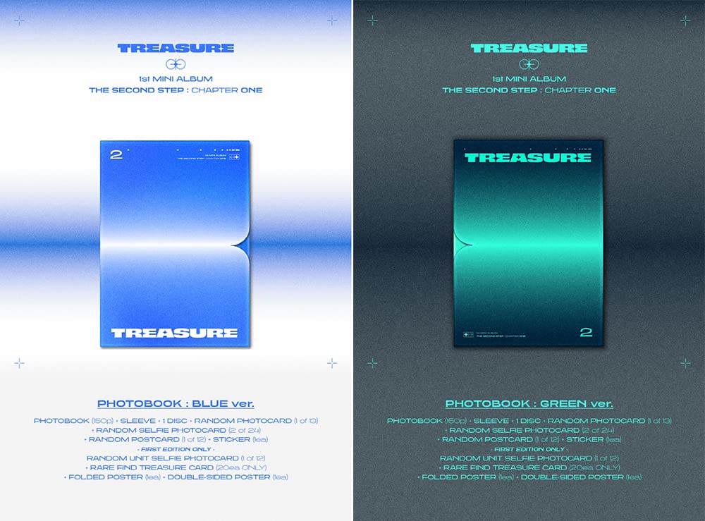 TESORO - IL SECONDO PASSO: CAPITOLO ONE (1° Mini Album) [Photobook ver.] Album+Extra Photocards Set (BLUE+VERDE ver. SET, Solo CD, No Poster)