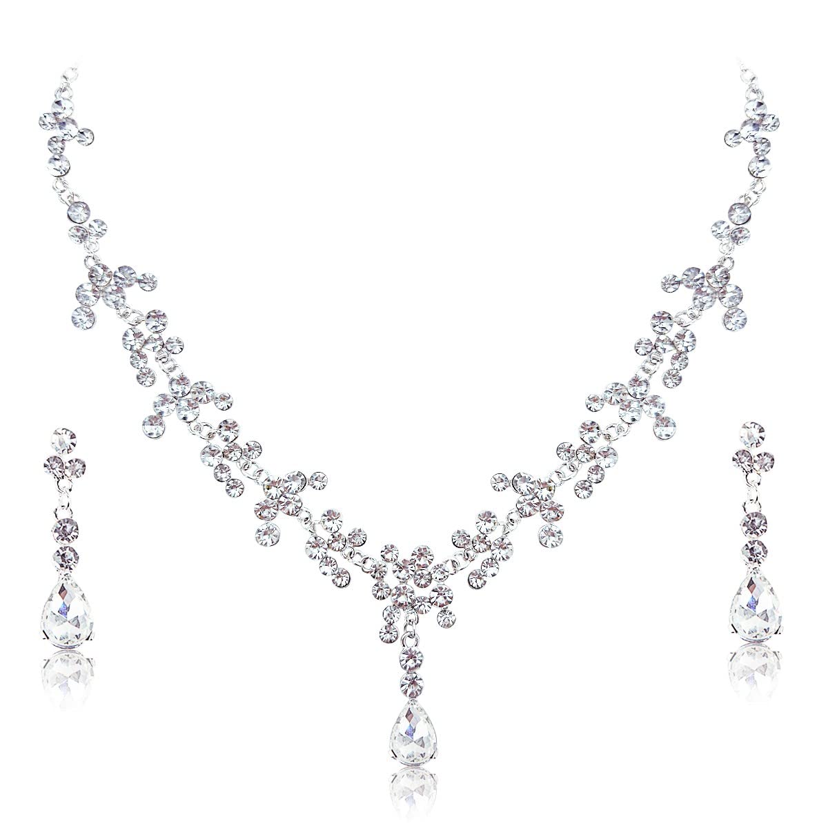 Darryy Conjunto de Joyas Para Damas, 3 Piezas Conjuntos de Joyas Para Novias, Conjunto de Joyas Para Novia Boda, Juego de Joyas Para Novia, Elegancia, Excelente relación calidad-precio
