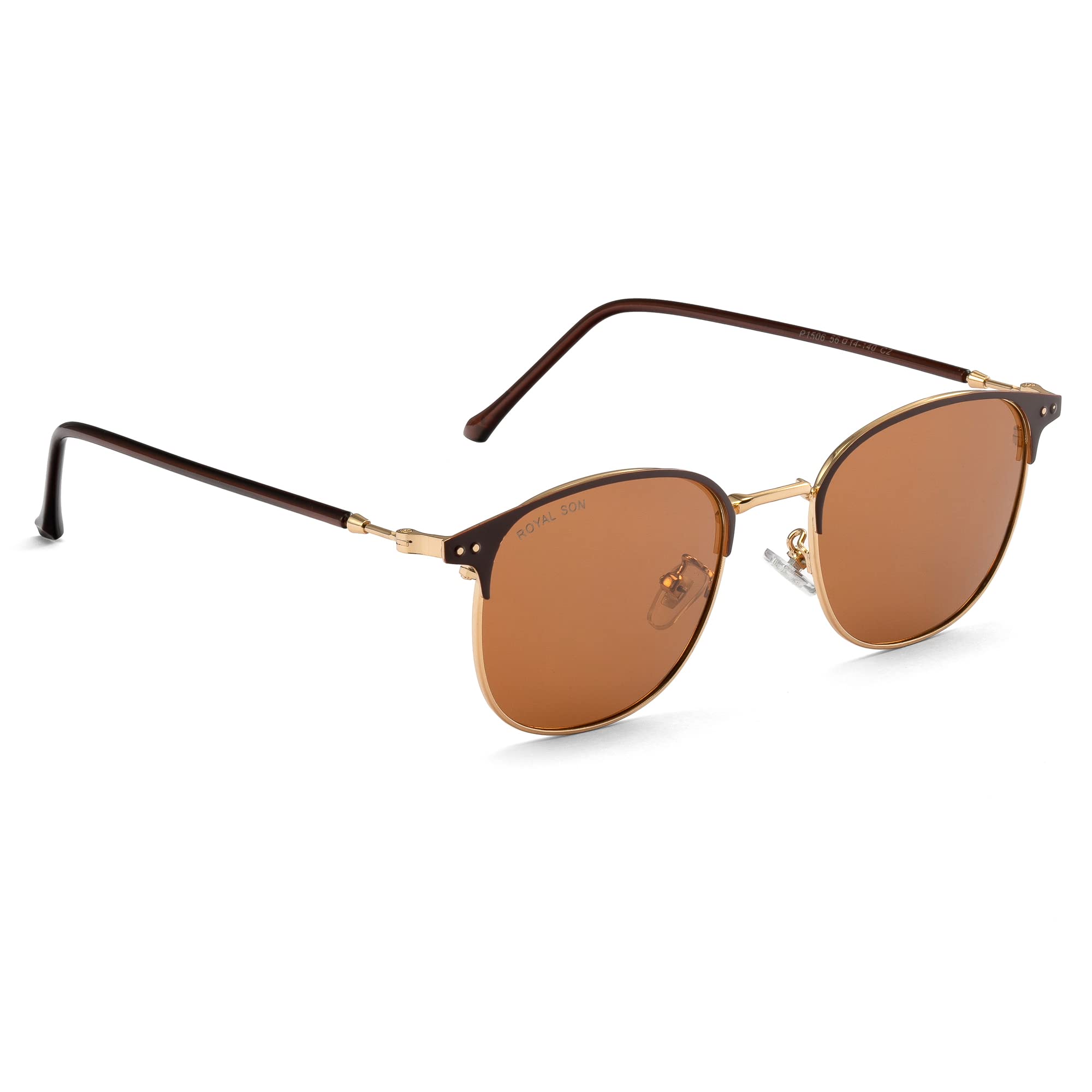 ROYAL SON Round Clubmaster Polarized Men Women Sunglasses