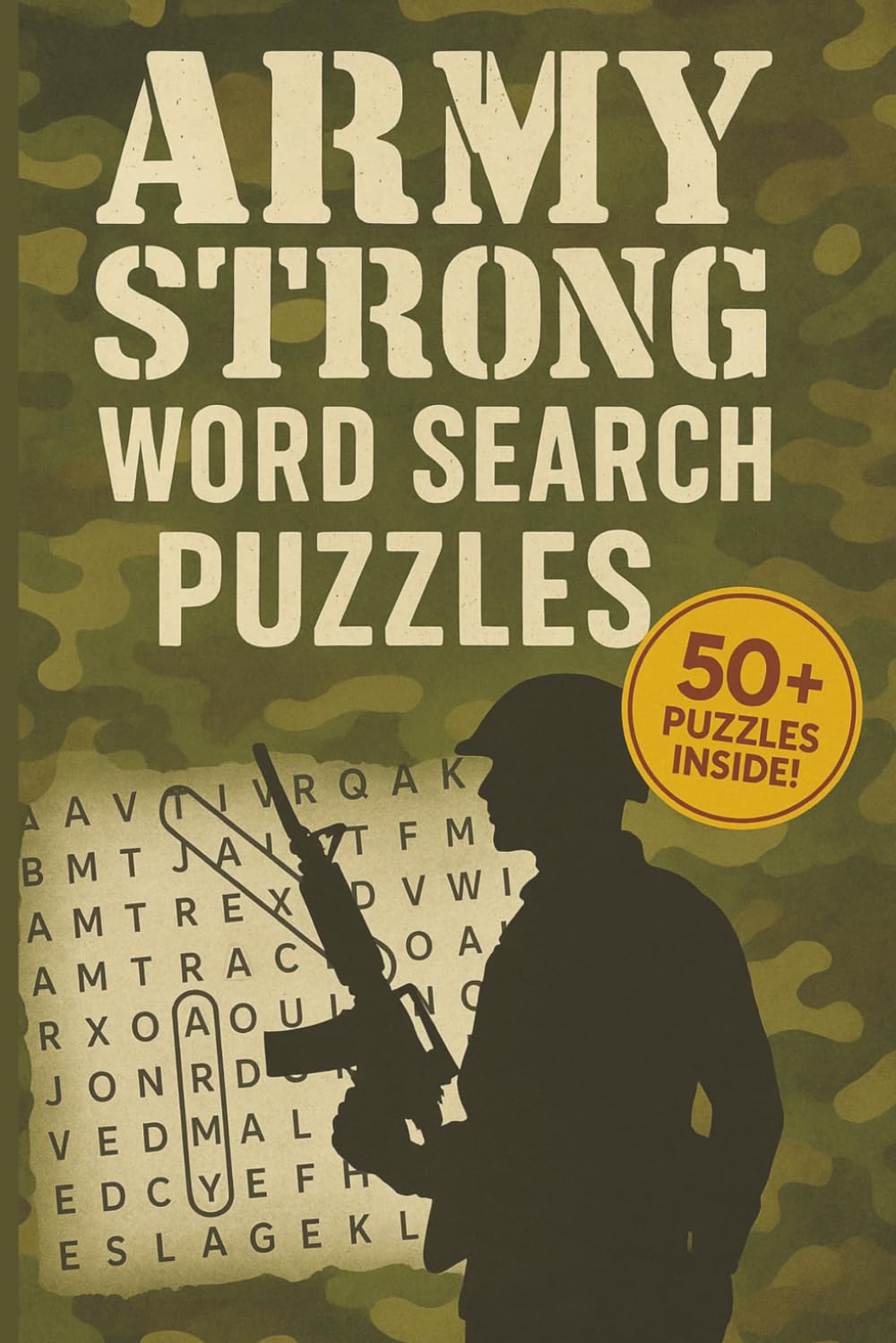 Army Word Search: A Puzzle Book about Ranks, Tanks, Equipment and More