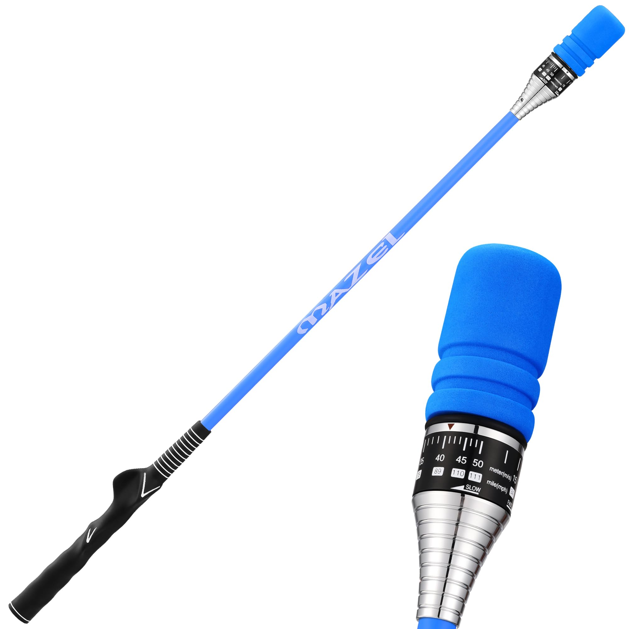Image Shaft 練習用ゴルフスイング器具 Amazon | MAZEL (マゼル) ゴルフスイング練習器具 音が鳴るスピードを